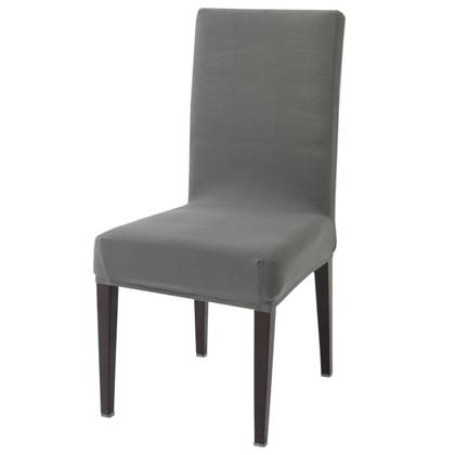 8x Husă pentru scaun, elastică universală, rezistentă, cu bandă de cauciuc, moale-Greutate: 160 g/m² – material dens, solid