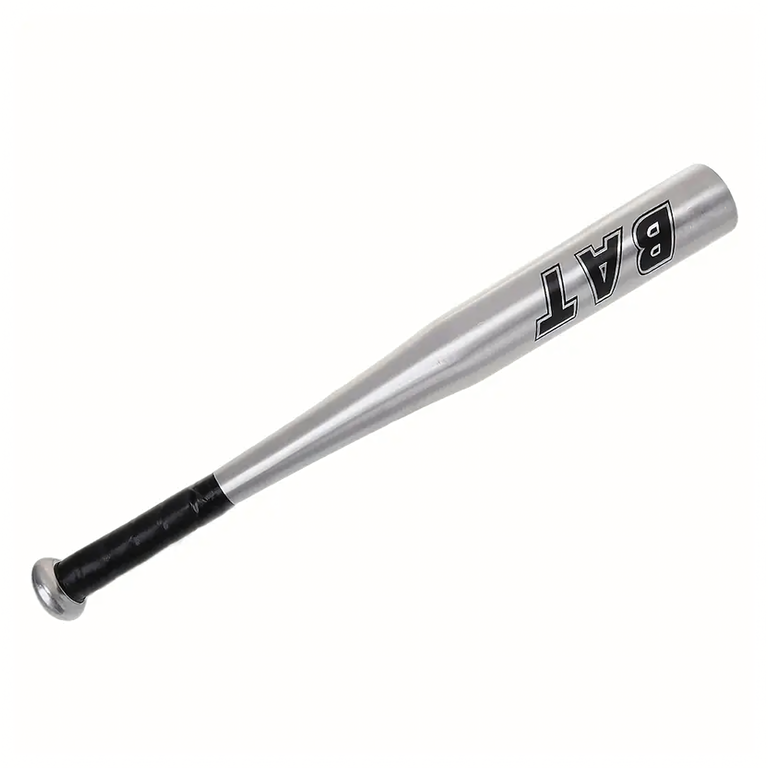 Bâtă de baseball din aluminiu 64cm, Strong, argintiu