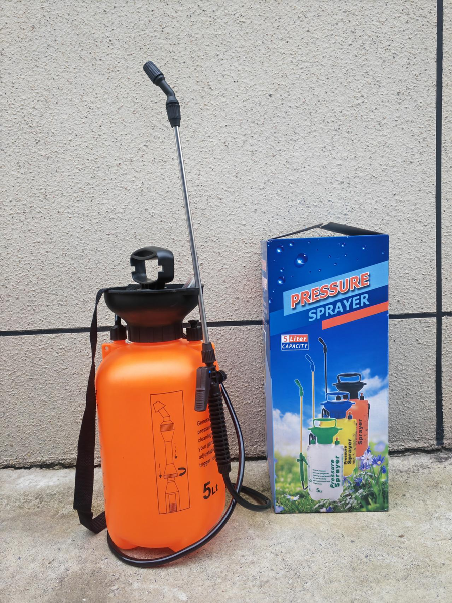 Aparat de stropit pentru gradina, 5L, fibra de sticla, reglabil, multicolor - similar