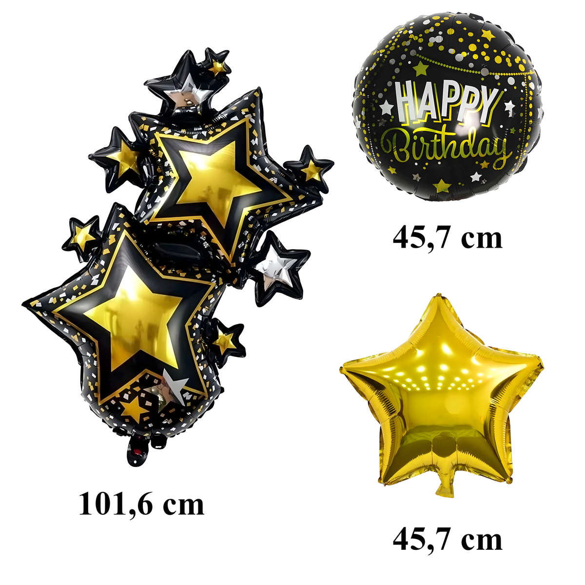 Set 5x baloane mari La mulți ani