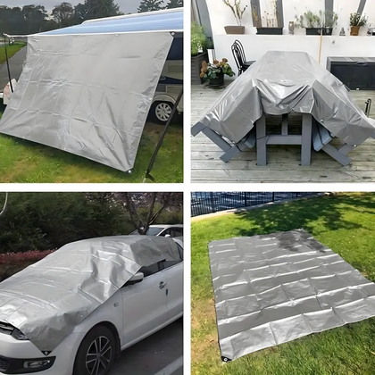 Prelată de protecție UV 3x4m 80g/m2 cover rezistentă universală — Prelate si protectii en gros