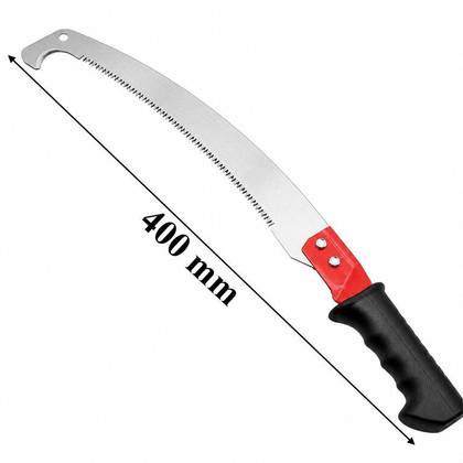 Ferăstrău manual pentru ramuri de copaci cu maner antiderapant si lama din otel 40 cm
