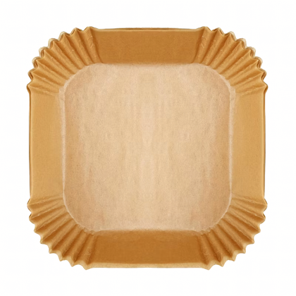 Hârtie pentru friteuză cu aer, inserții de hârtie pentru friteuză cu aer 20x20x4,5 cm, 100 buc. — Bucatarie si gatit en gros