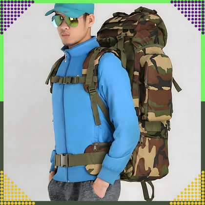 Rucsac Militar de Supraviețuire și Drumeții 65L