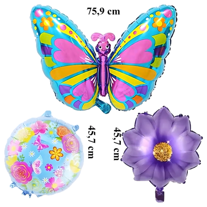 Set 5x baloane mari fluture pentru ziua de naștere, petreceri — Jucarii, petrecere si divertisment en gros