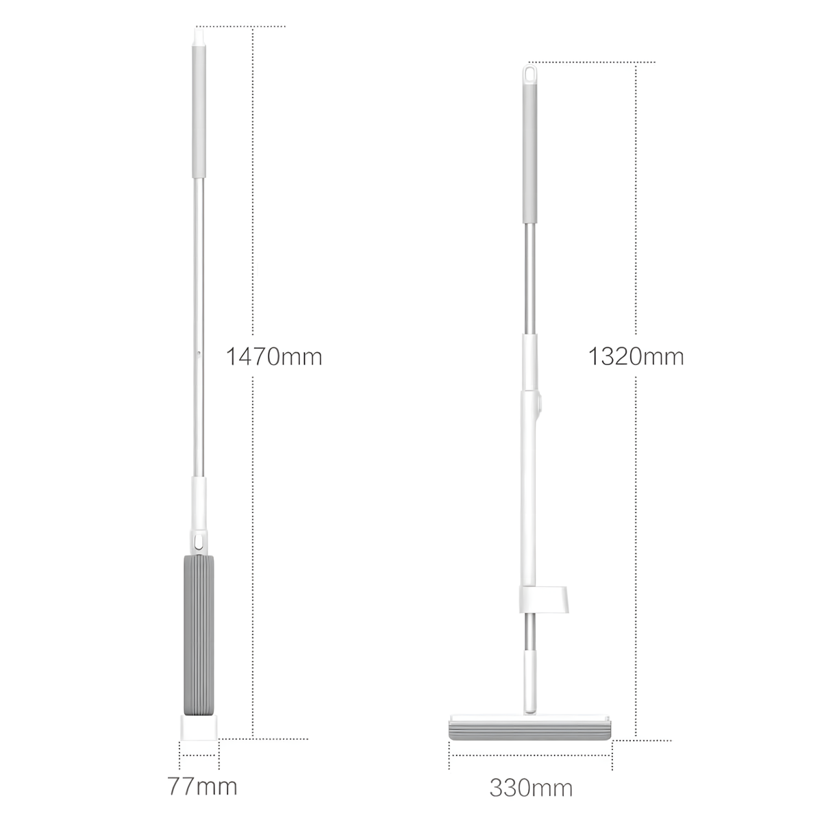 Mop burete absorbant de apa pentru curatarea podelelor -Material: PP, Oțel inoxidabil, PVA
Dimensiuni vârf: 33 cm x 7.7 cm
Culoare: Alb
Înălțimea mânerului: 132 cm