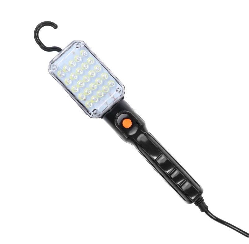 Lampă de atelier LED 230V 12W cu cârlig magnetic și cablu de 5 m