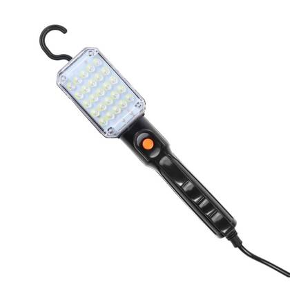 Lampă de atelier LED 230V 12W cu cârlig magnetic și cablu de 5 m — Electrice si accesorii diverse en gros