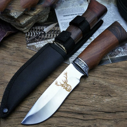CUȚIT DE VÂNĂTOARE 23CM SCOUT MILITAR — Camping, picnic, outdoor si plaja en gros