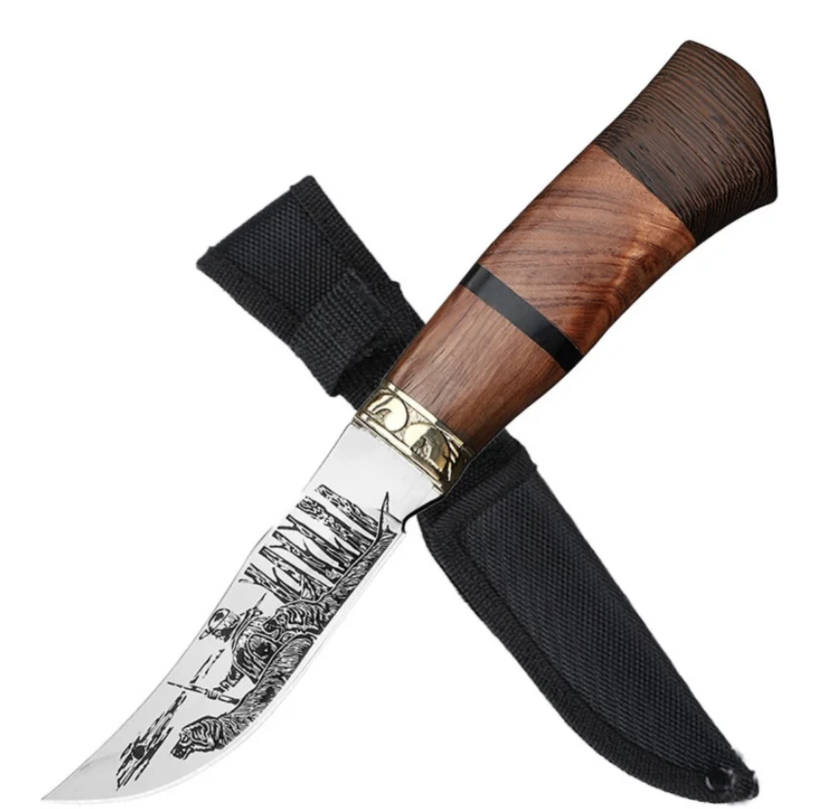 CUȚIT DE VÂNĂTOARE FINKA 23CM SCOUT MILITAR V021