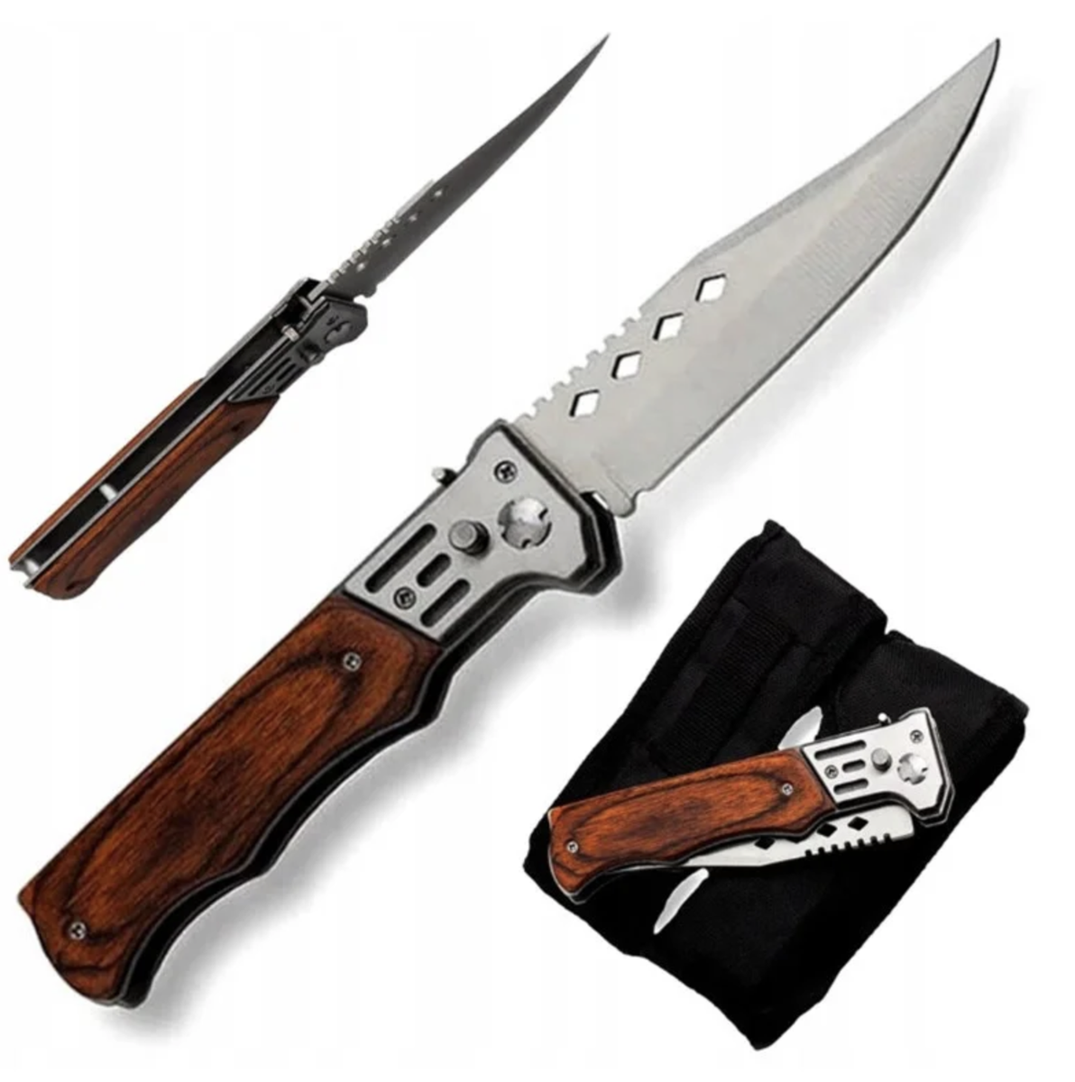 Lungime totală: 210 mm
Lungime lamă: 93 mm
Lungime pliată: 117 mm
Lățime lamă: 23 mm
Grosime lamă: 2 mm