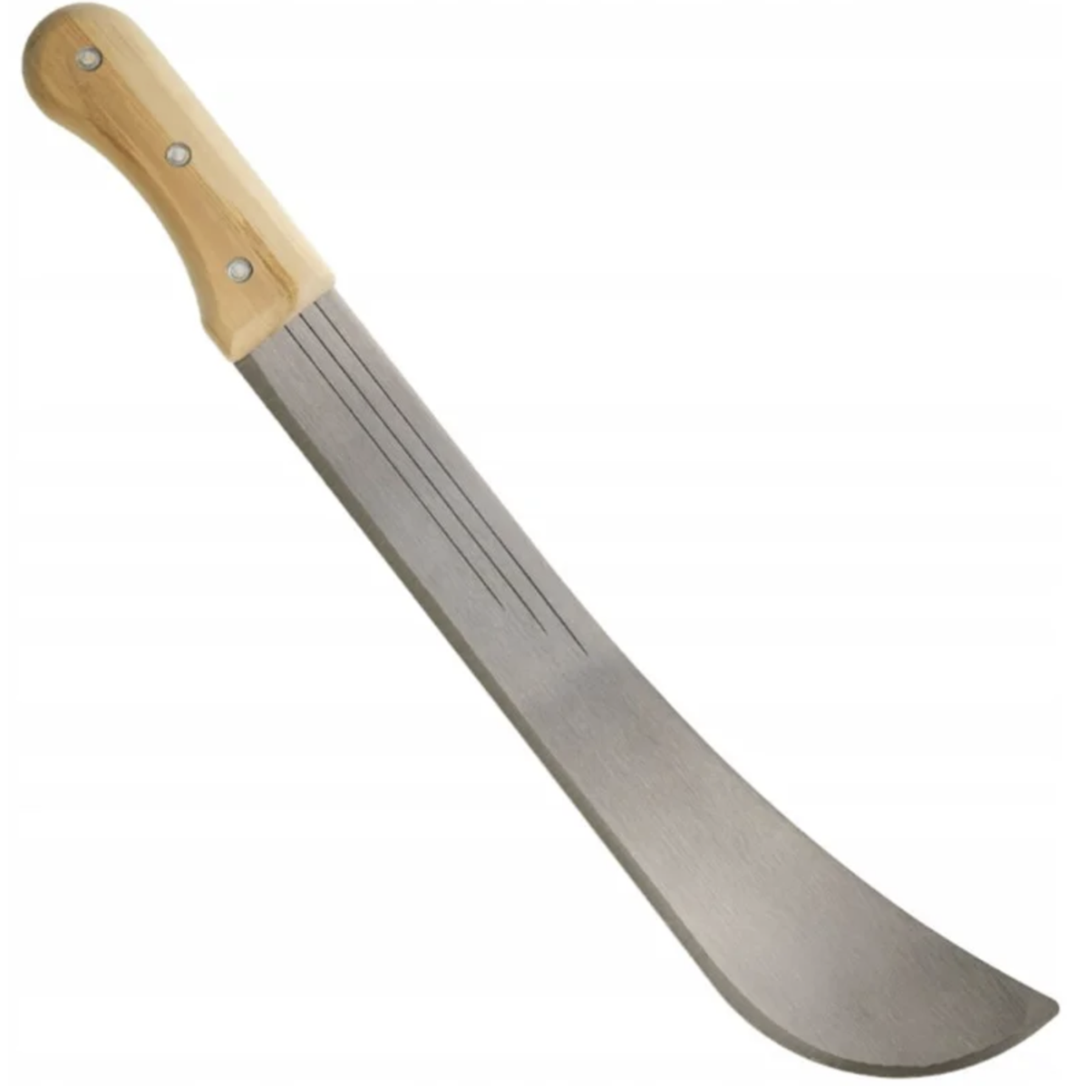 Lungime totală: 560 mm-Lungimea lamei: 400 mm
Grosimea lamei: 1.5 mm
Lățimea lamei: 75 mm
Lungimea mânerului: 150 mm
Lățimea mânerului: 50 mm
Materialul lamei: Oțel inoxidabil
Materialul mânerului: Lemn natural